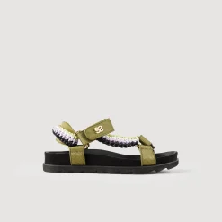 Sandali Intrecciati Colorati>Sandro Paris Outlet
