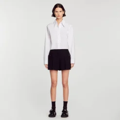 Short A Vita Alta In Tweed>Sandro Paris Online