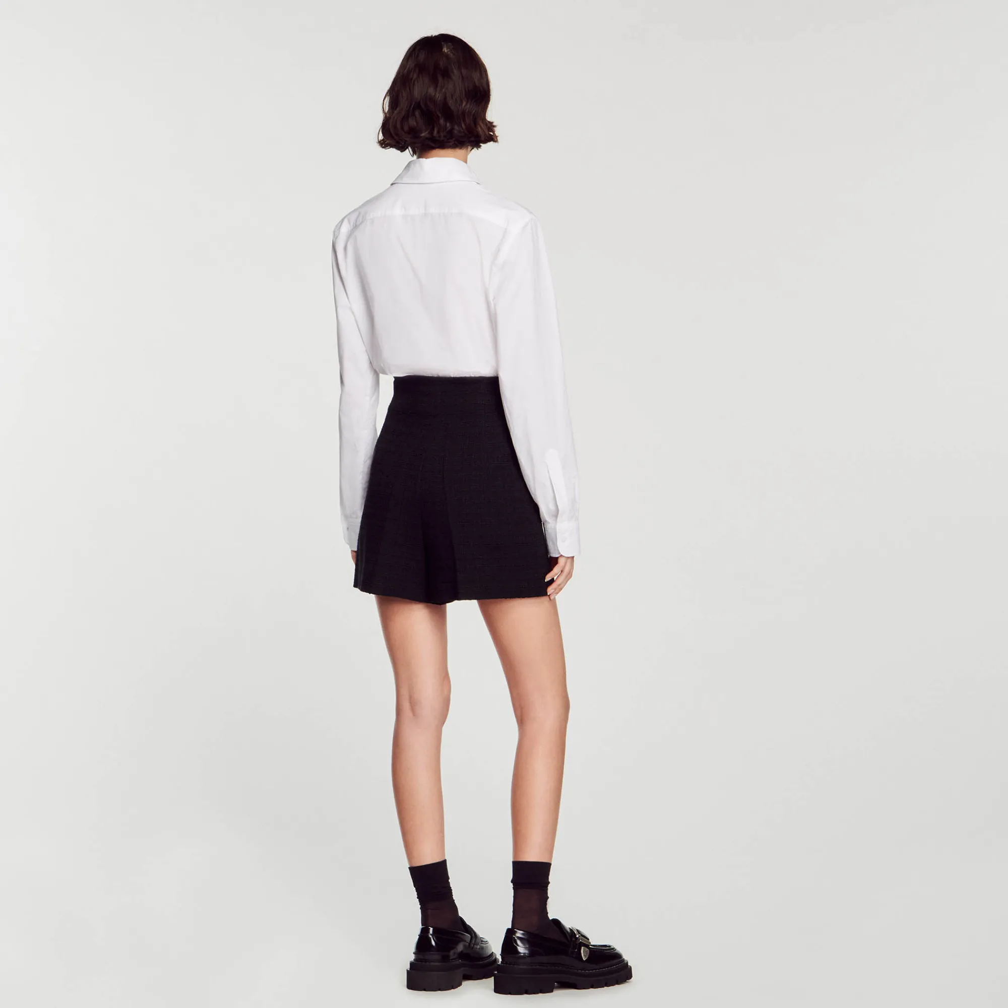 Short A Vita Alta In Tweed>Sandro Paris Online