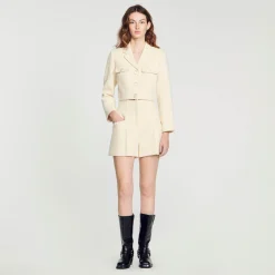 Short A Vita Alta In Tweed>Sandro Paris Online