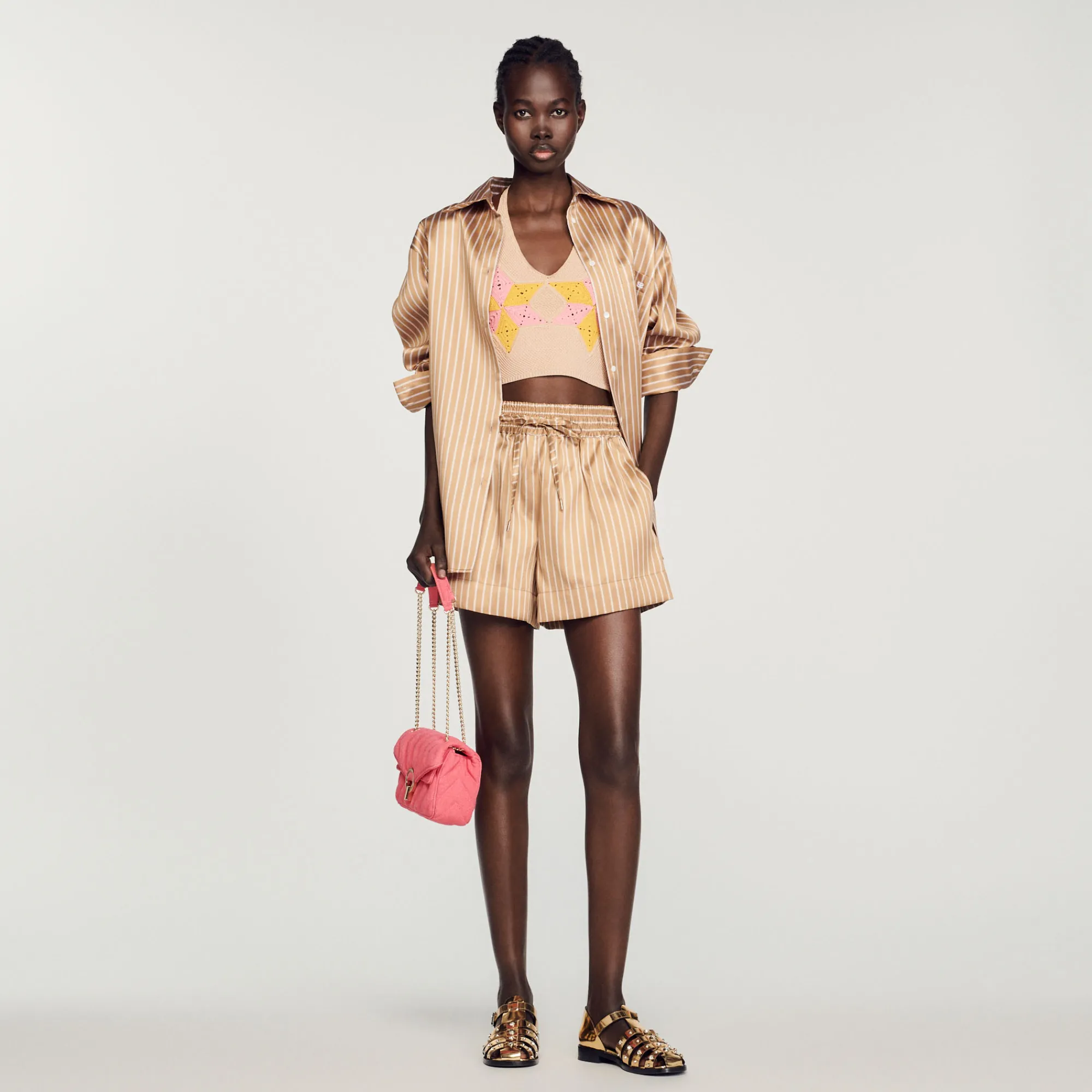 Short Larghi A Righe>Sandro Paris New