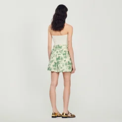 Short Larghi Con Stampa Palme><noscript><img width=