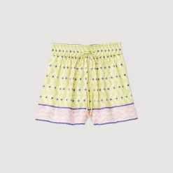 Short Larghi Con Stampa Stelle><noscript><img width=