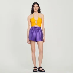 Short Larghi Satinati>Sandro Paris Cheap