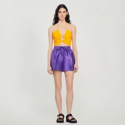 Short Larghi Satinati>Sandro Paris Cheap