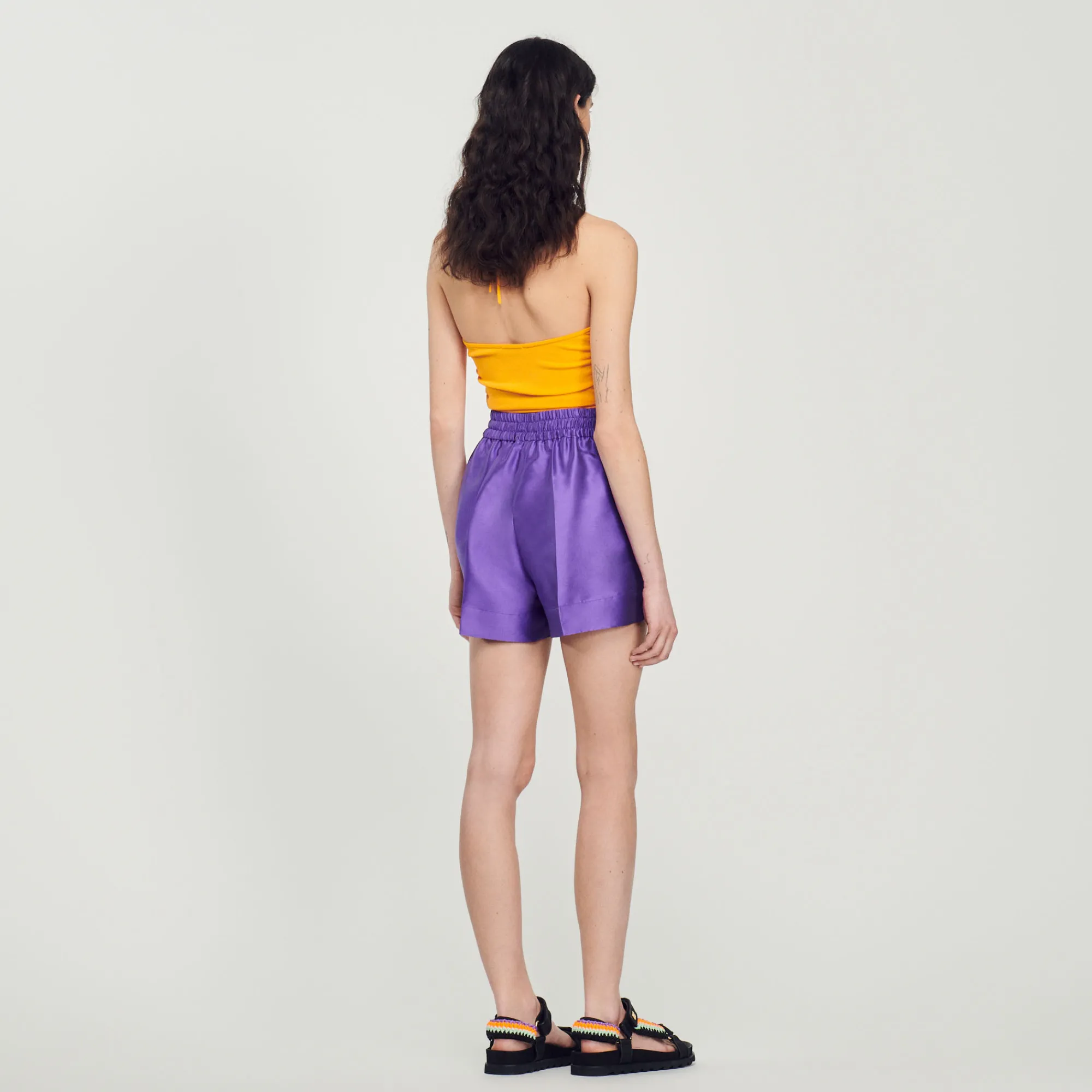 Short Larghi Satinati>Sandro Paris Cheap