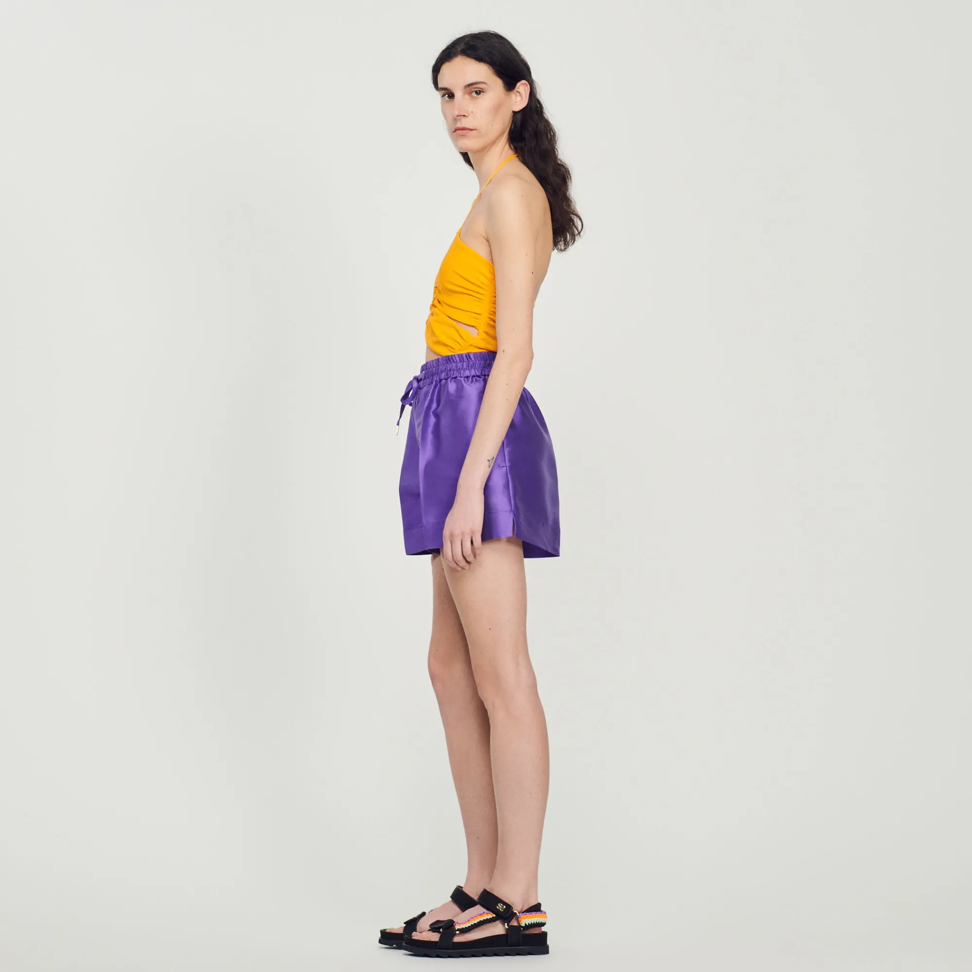 Short Larghi Satinati>Sandro Paris Cheap