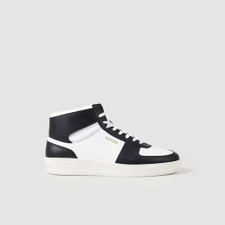 Sneaker Alte In Pelle>Sandro Paris Discount