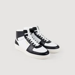 Sneaker Alte In Pelle>Sandro Paris Discount
