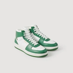Sneaker Alte In Pelle>Sandro Paris Best