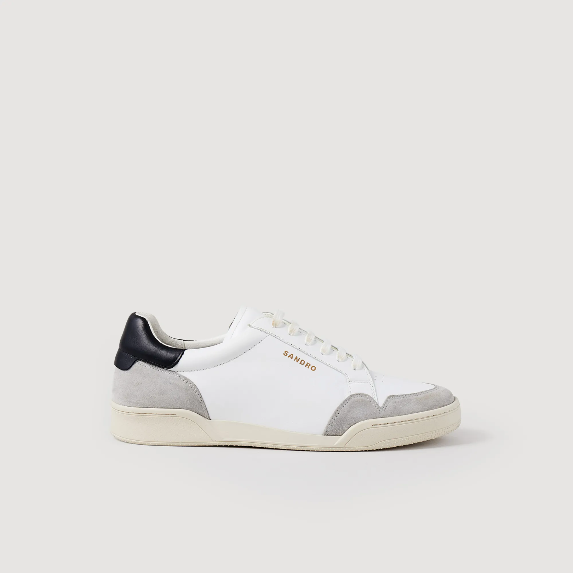 Sneaker In Pelle>Sandro Paris Best Sale
