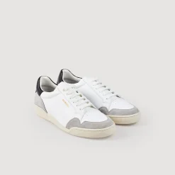 Sneaker In Pelle>Sandro Paris Best Sale