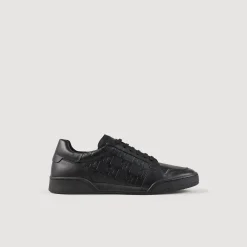 Sneaker In Pelle Goffrata Square Cross>Sandro Paris Best