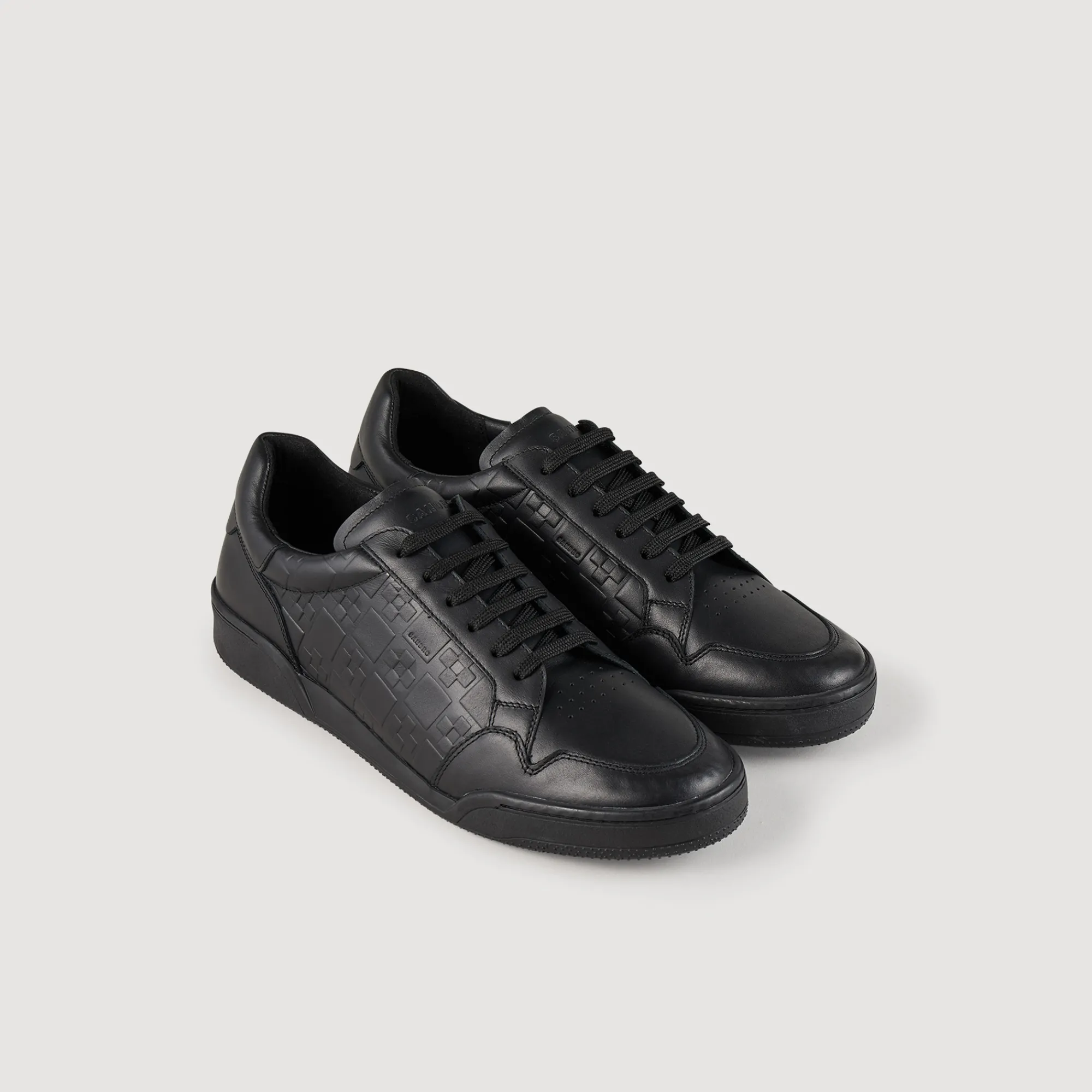Sneaker In Pelle Goffrata Square Cross>Sandro Paris Best