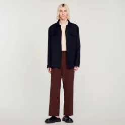 Sovracamicia A Bottoni>Sandro Paris New