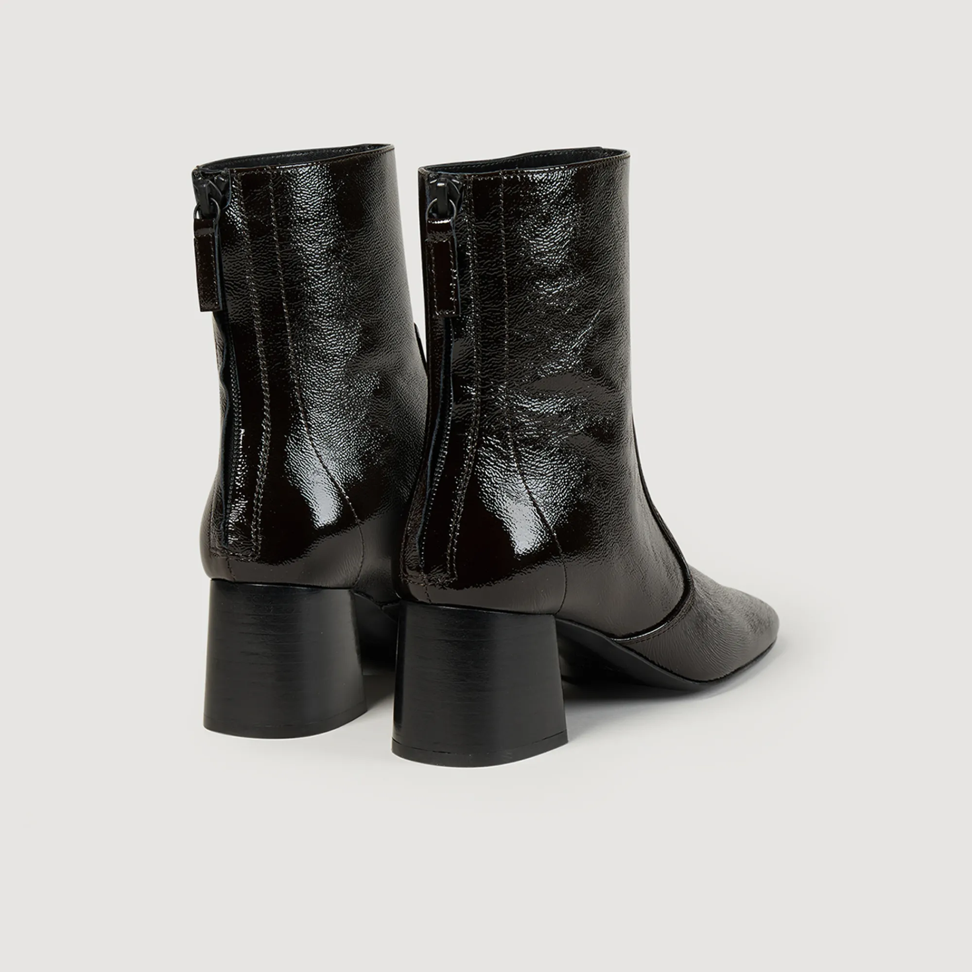 Stivaletti In Pelle Craquele>Sandro Paris Flash Sale