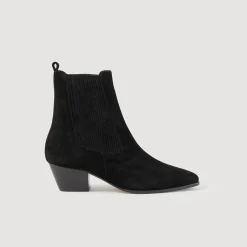 Stivali In Pelle Con Elastici>Sandro Paris Best Sale