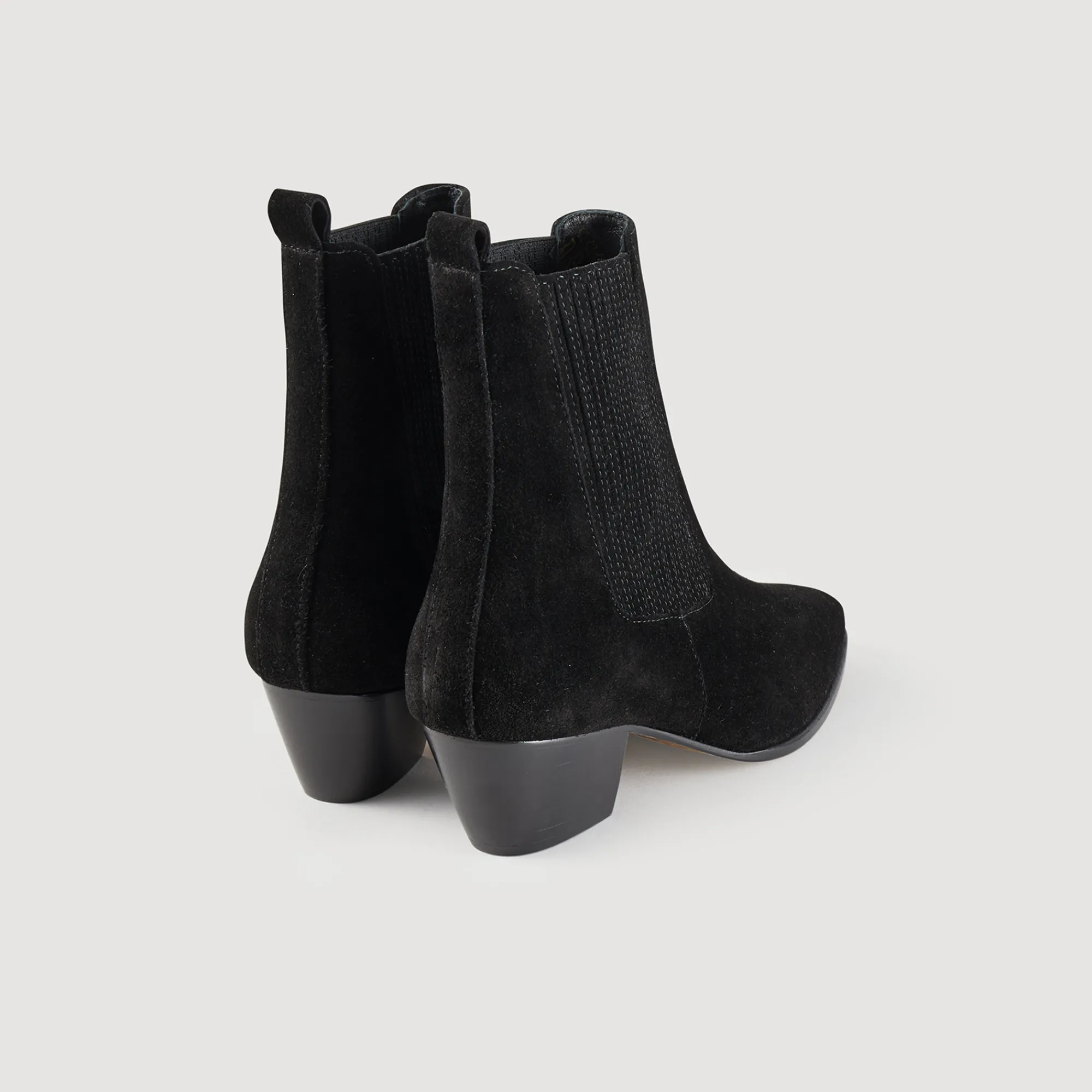 Stivali In Pelle Con Elastici>Sandro Paris Best Sale