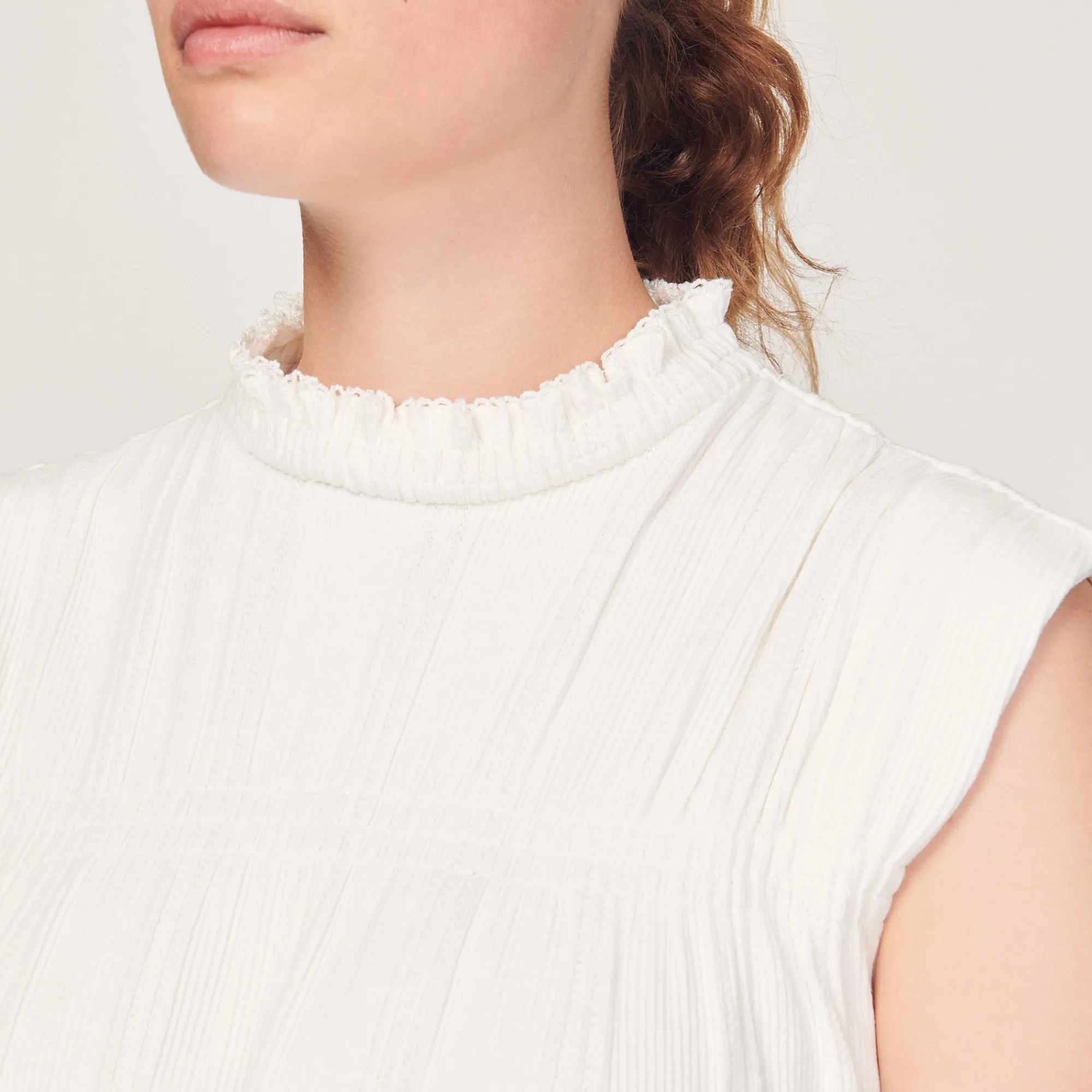 Top Con Punti Smock>Sandro Paris Cheap