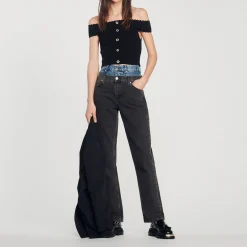 Top Corto In Maglia>Sandro Paris Cheap