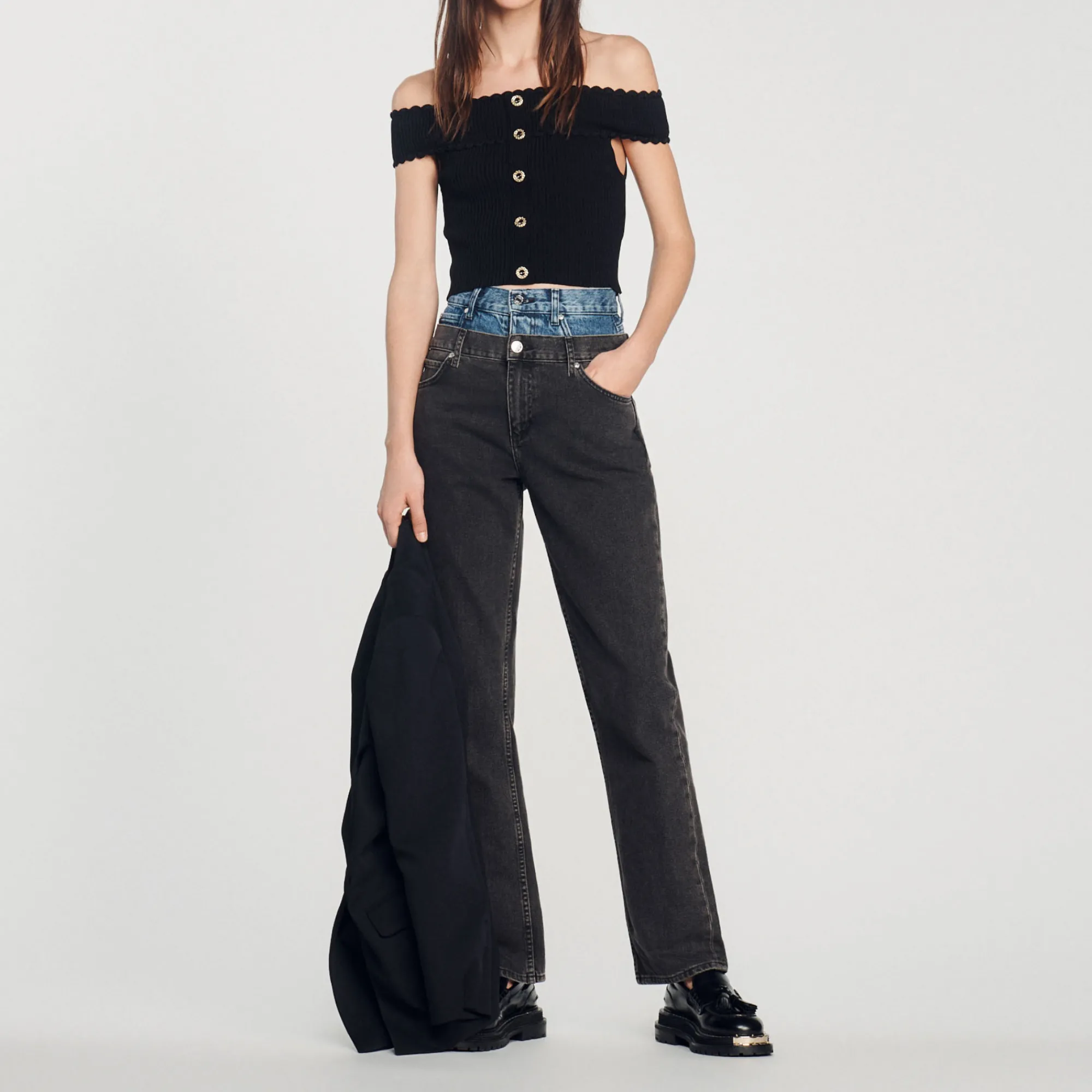 Top Corto In Maglia>Sandro Paris Cheap