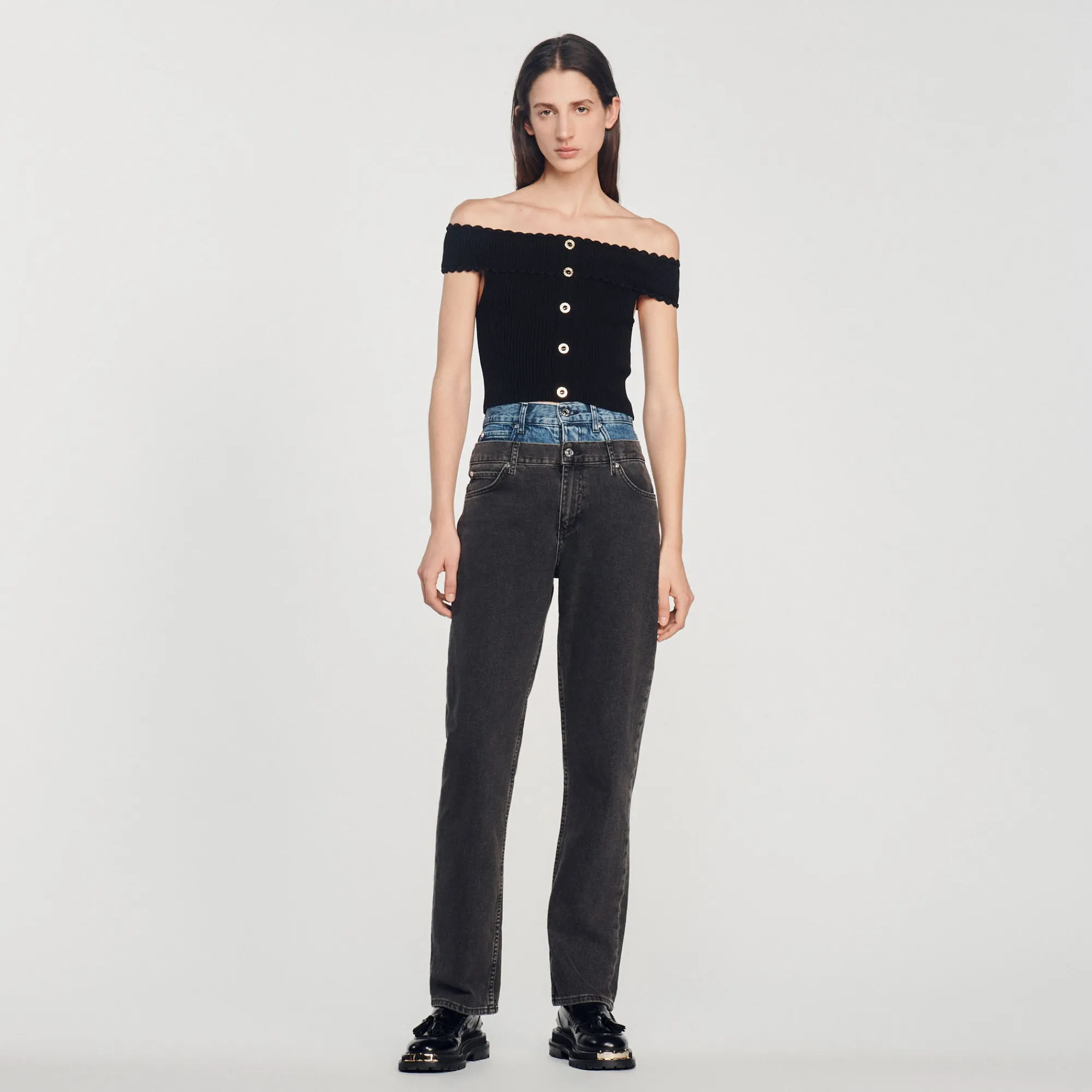Top Corto In Maglia>Sandro Paris Cheap