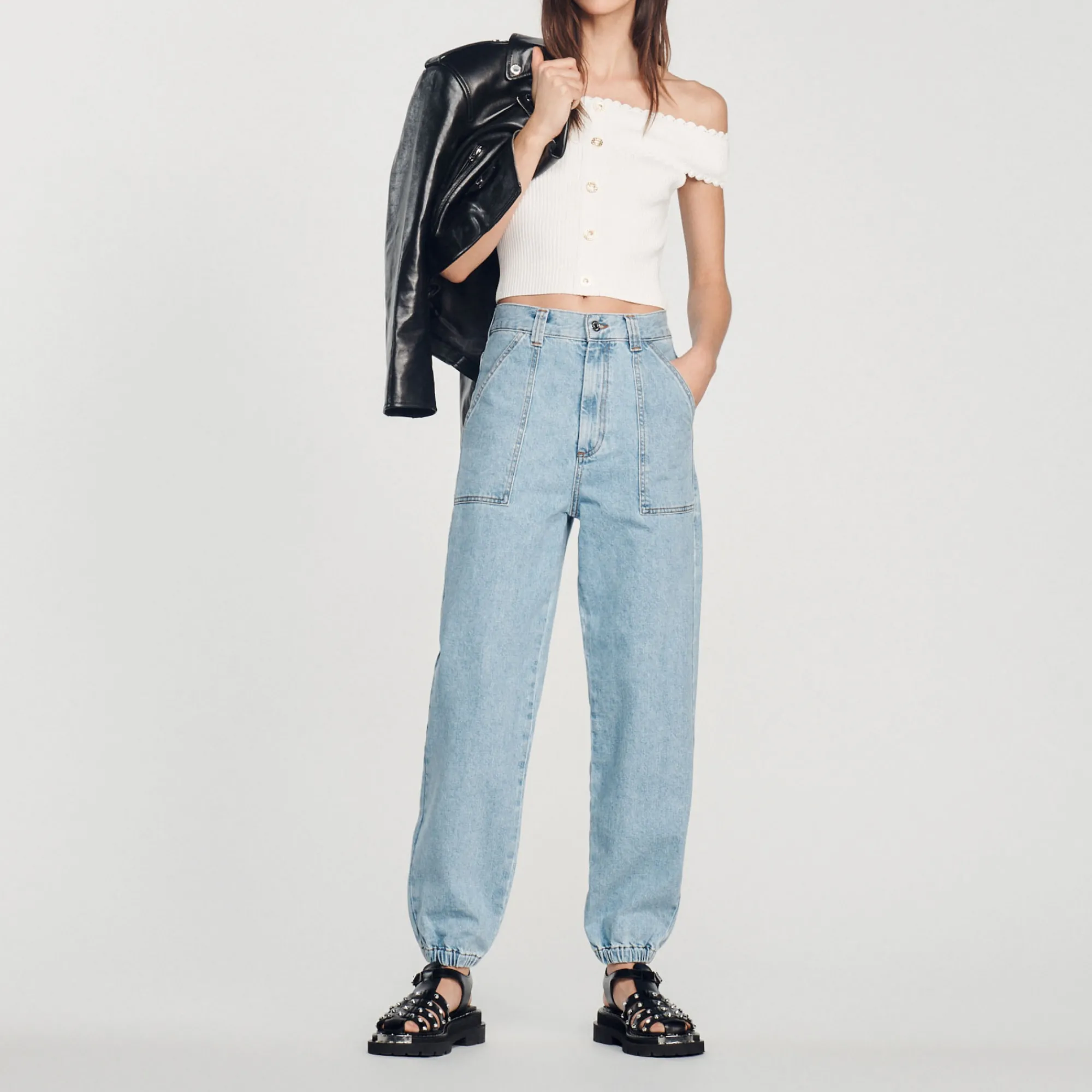 Top Corto In Maglia>Sandro Paris Cheap