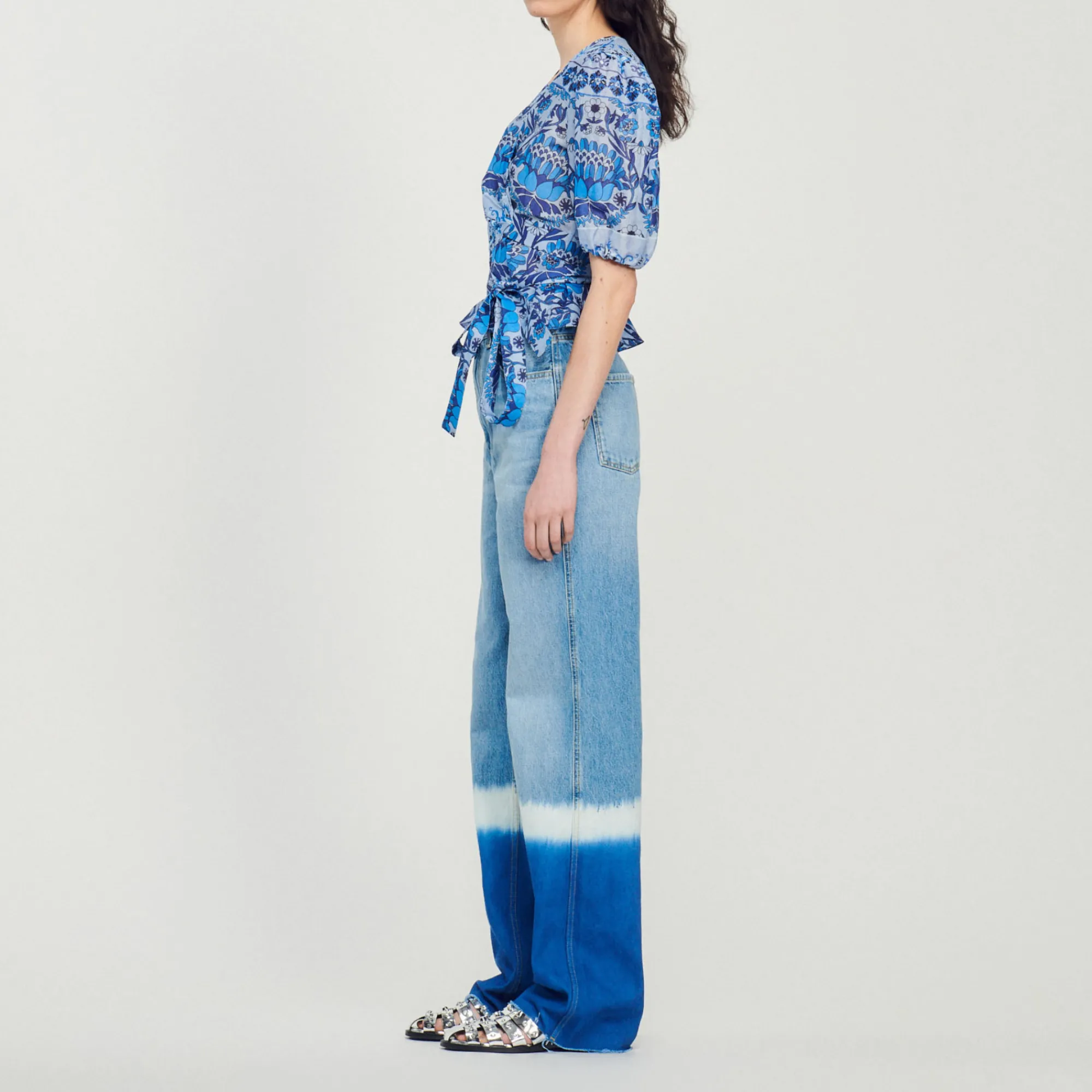 Top Corto Scaldacuore Stampato>Sandro Paris Cheap