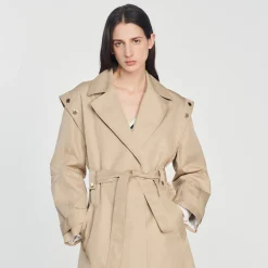 Trench Con Collo Ampio><noscript><img width=