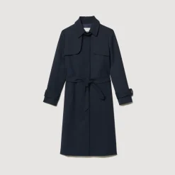 Trench Con Inserto Plissettato><noscript><img width=