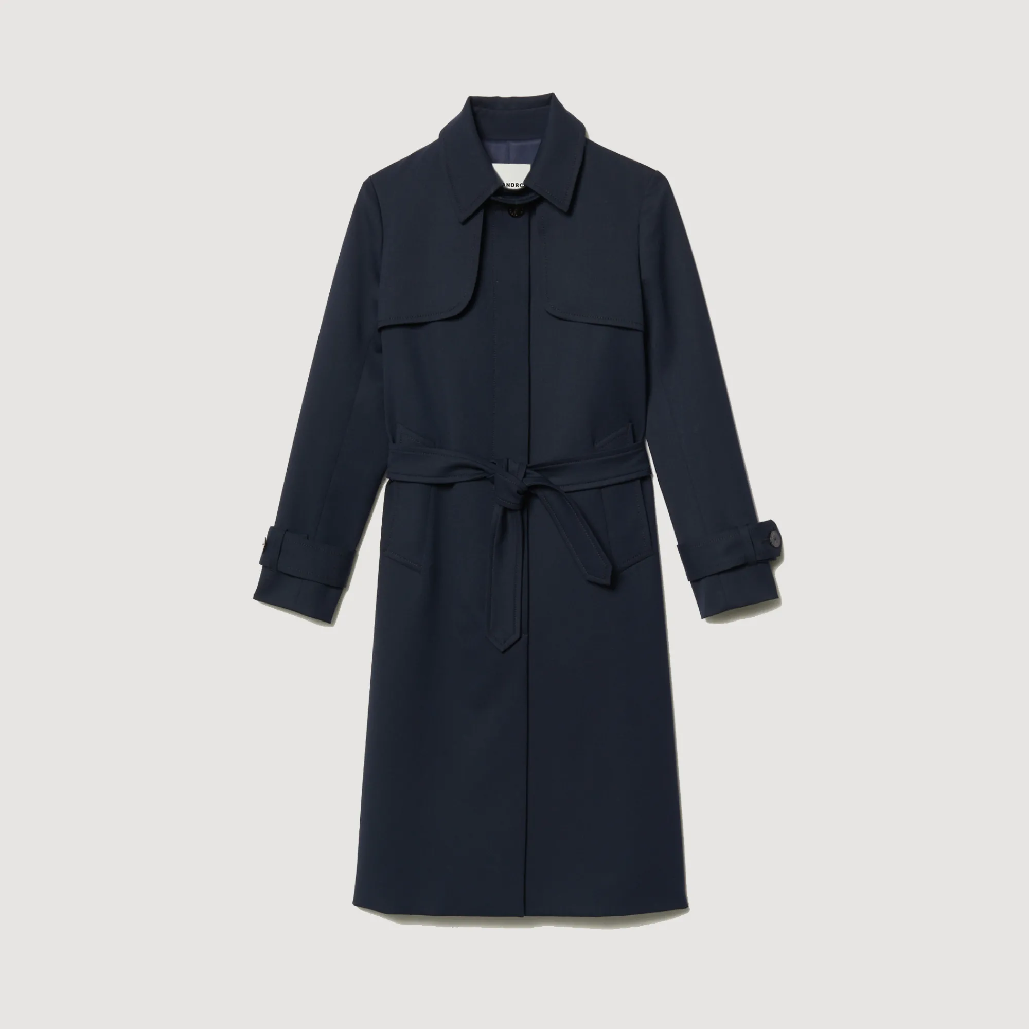 Trench Con Inserto Plissettato>Sandro Paris New