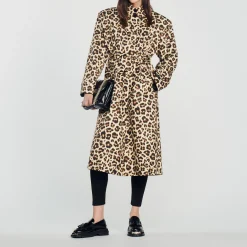 Trench Oversize Leopardato>Sandro Paris Best