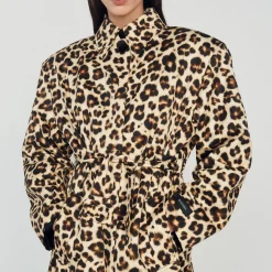 Trench Oversize Leopardato><noscript><img width=