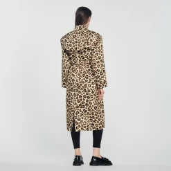 Trench Oversize Leopardato><noscript><img width=