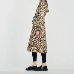 Trench Oversize Leopardato><noscript><img width=