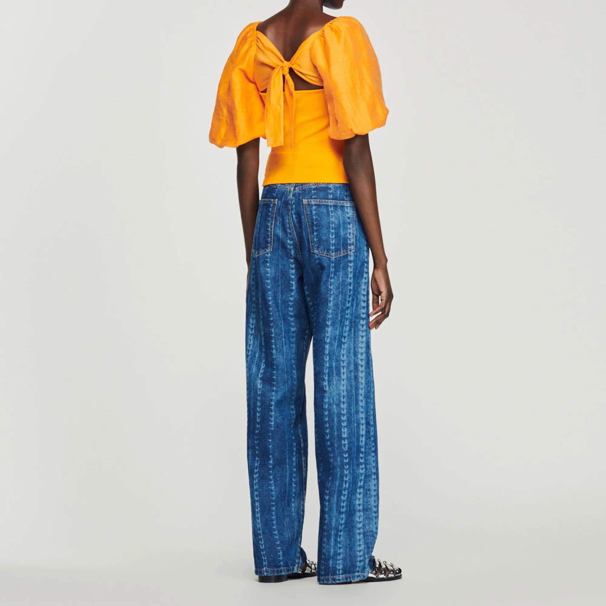 T-Shirt Bimateriale>Sandro Paris Best