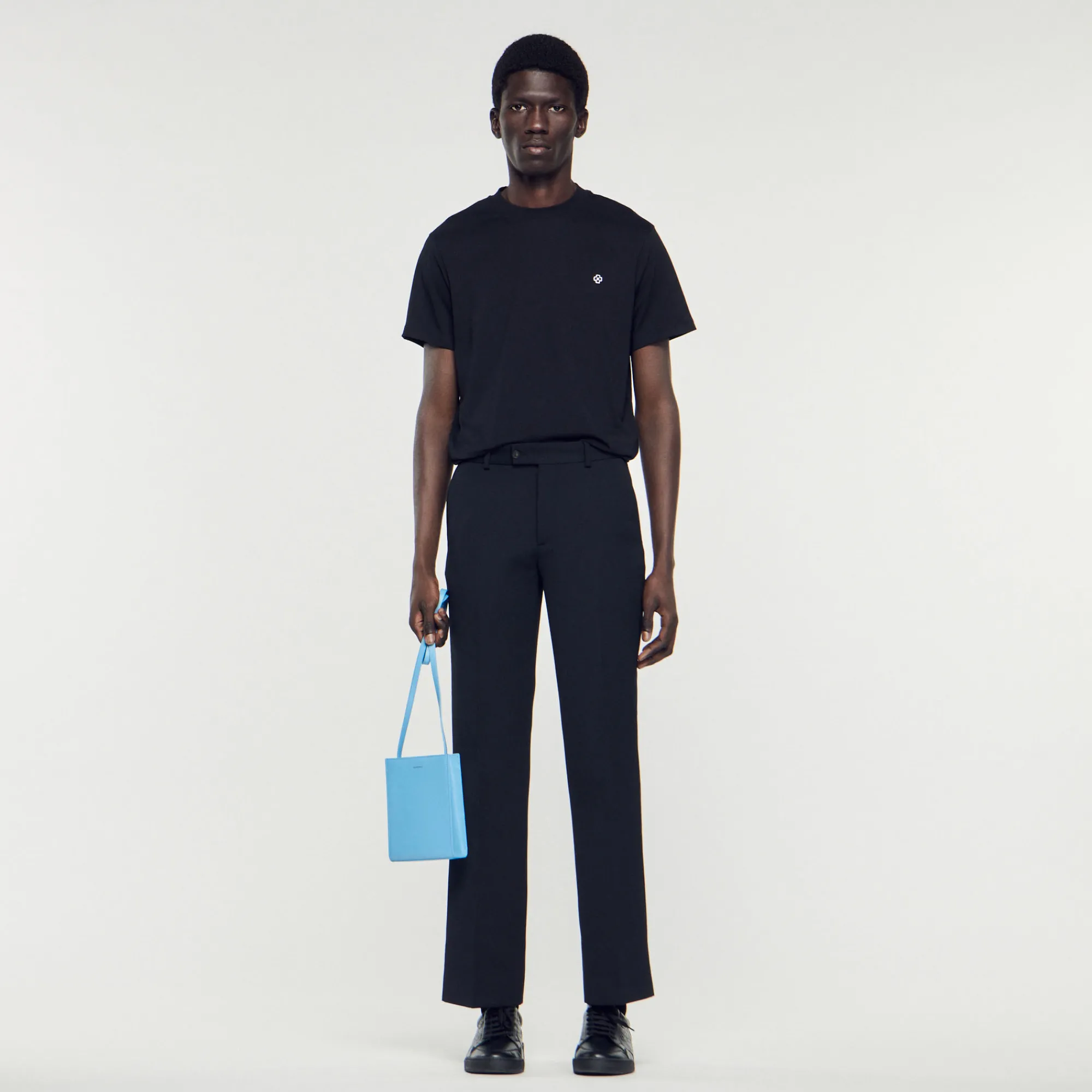 T-Shirt Con Applicazione Square Cross>Sandro Paris Online