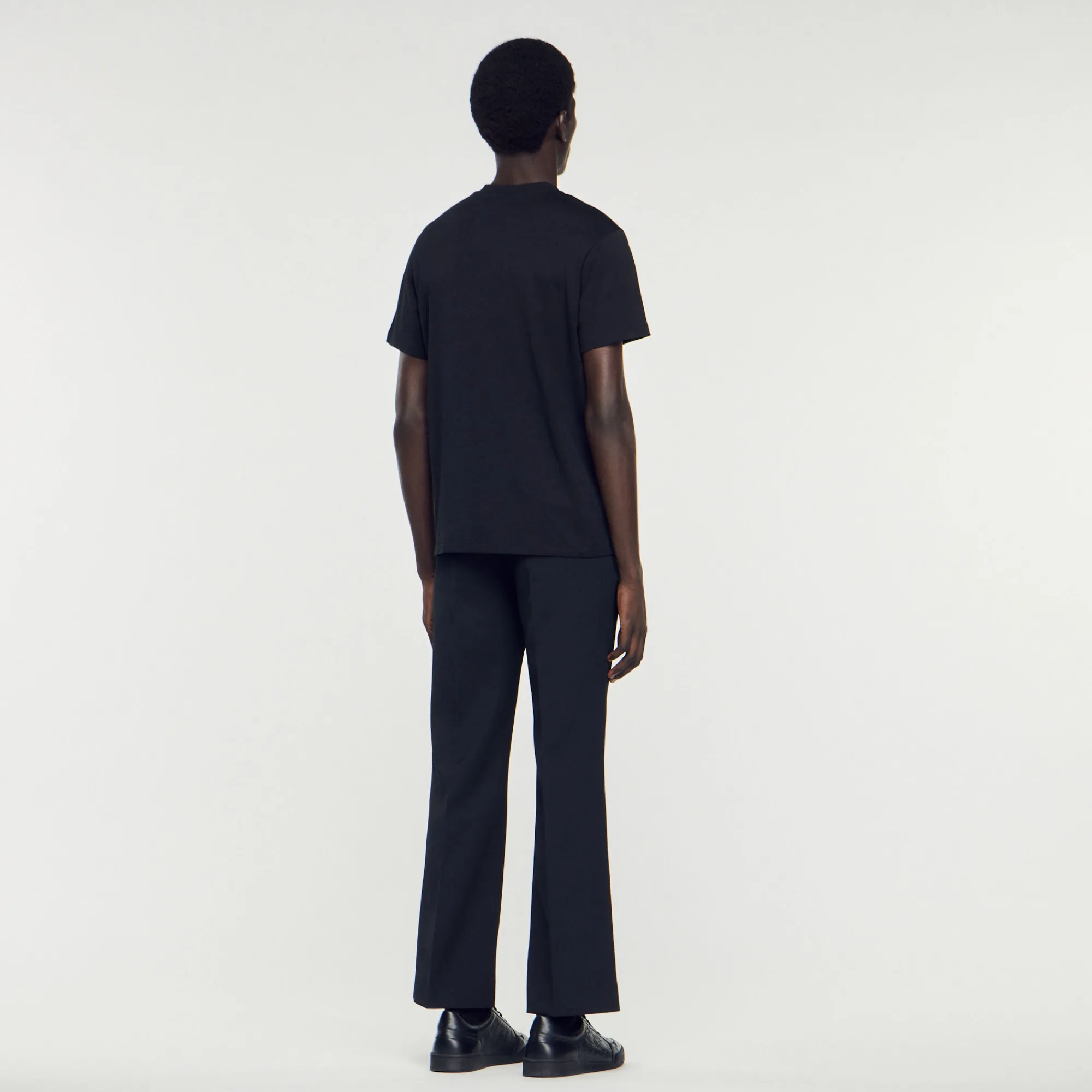 T-Shirt Con Applicazione Square Cross>Sandro Paris Online