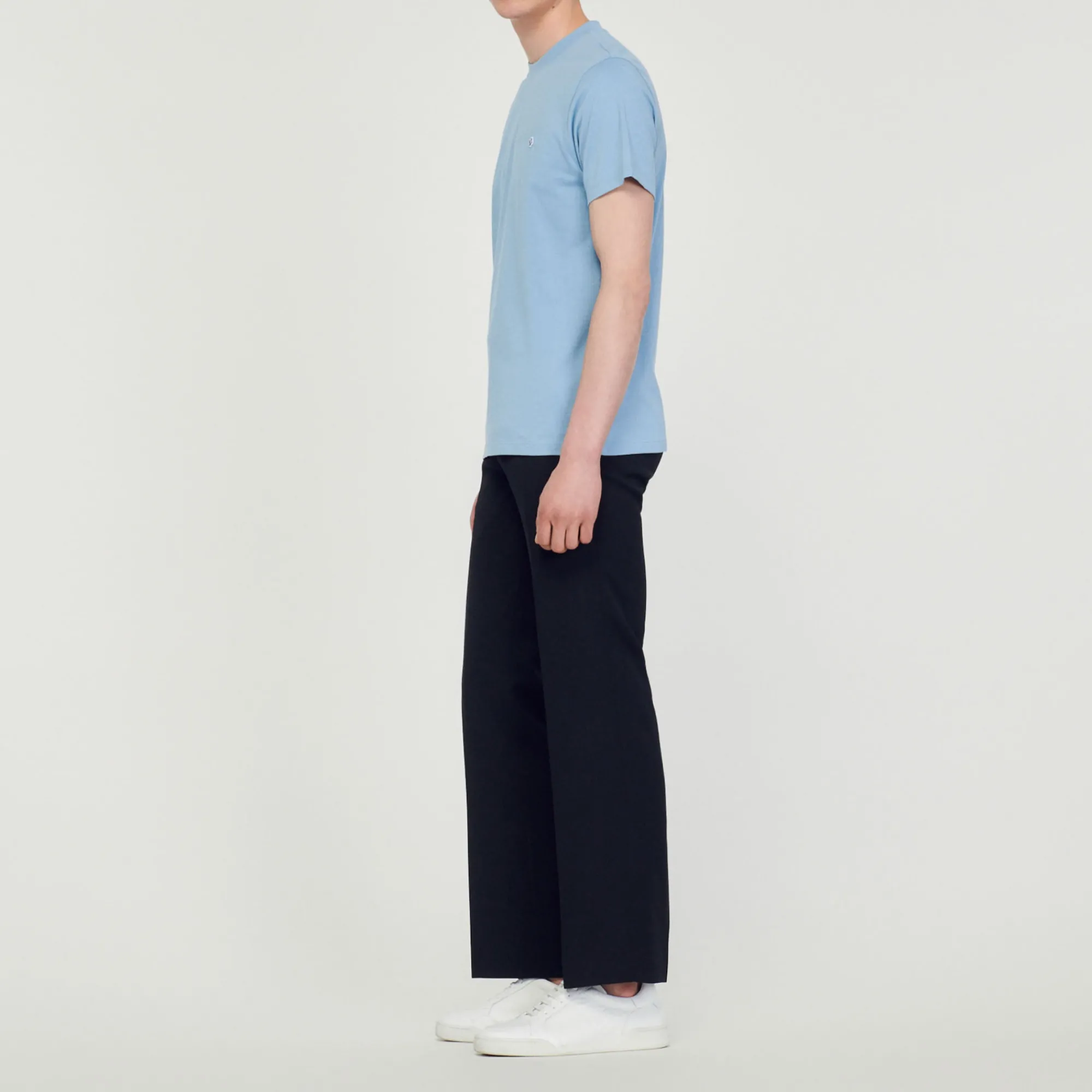 T-Shirt Con Applicazione Square Cross>Sandro Paris Shop
