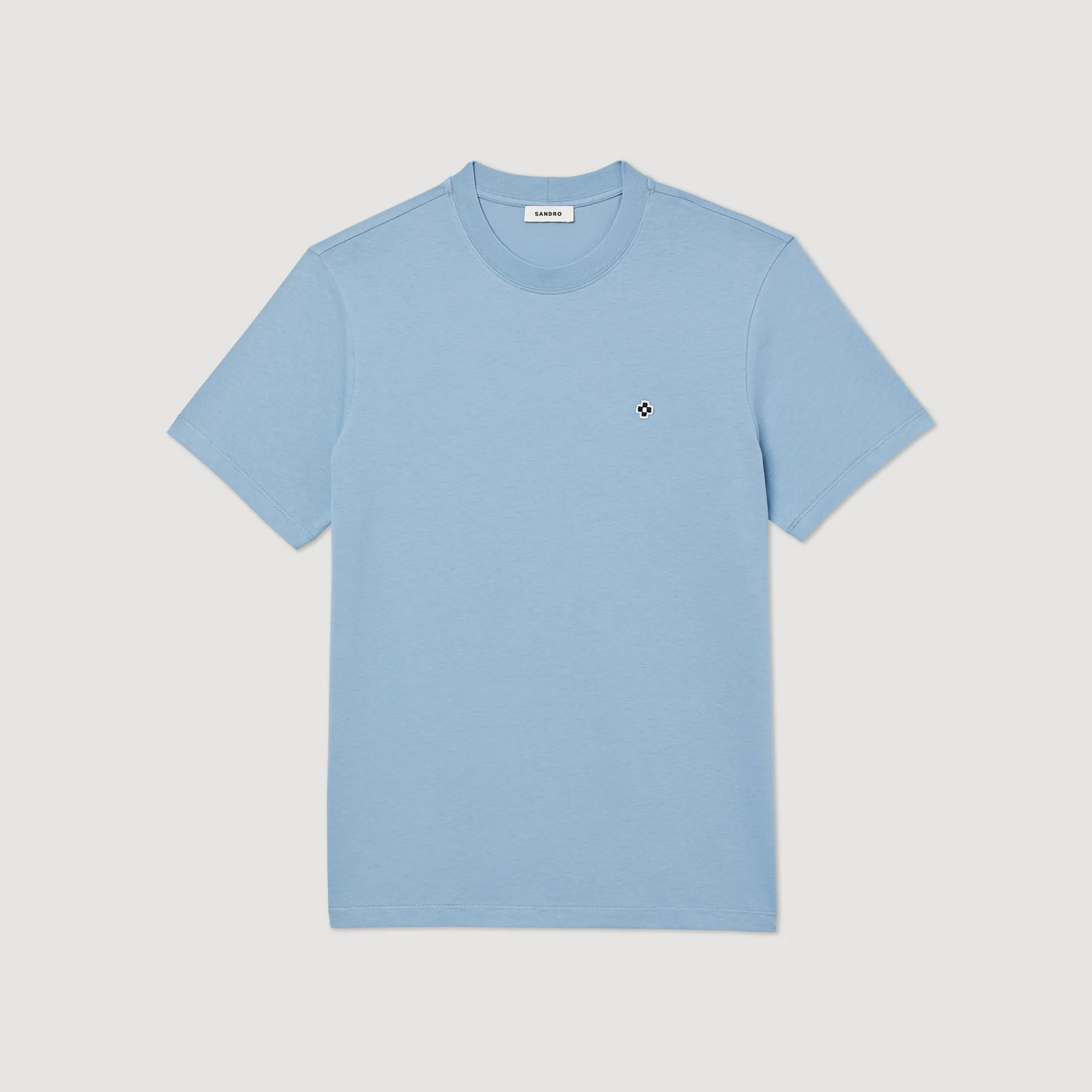 T-Shirt Con Applicazione Square Cross>Sandro Paris Shop