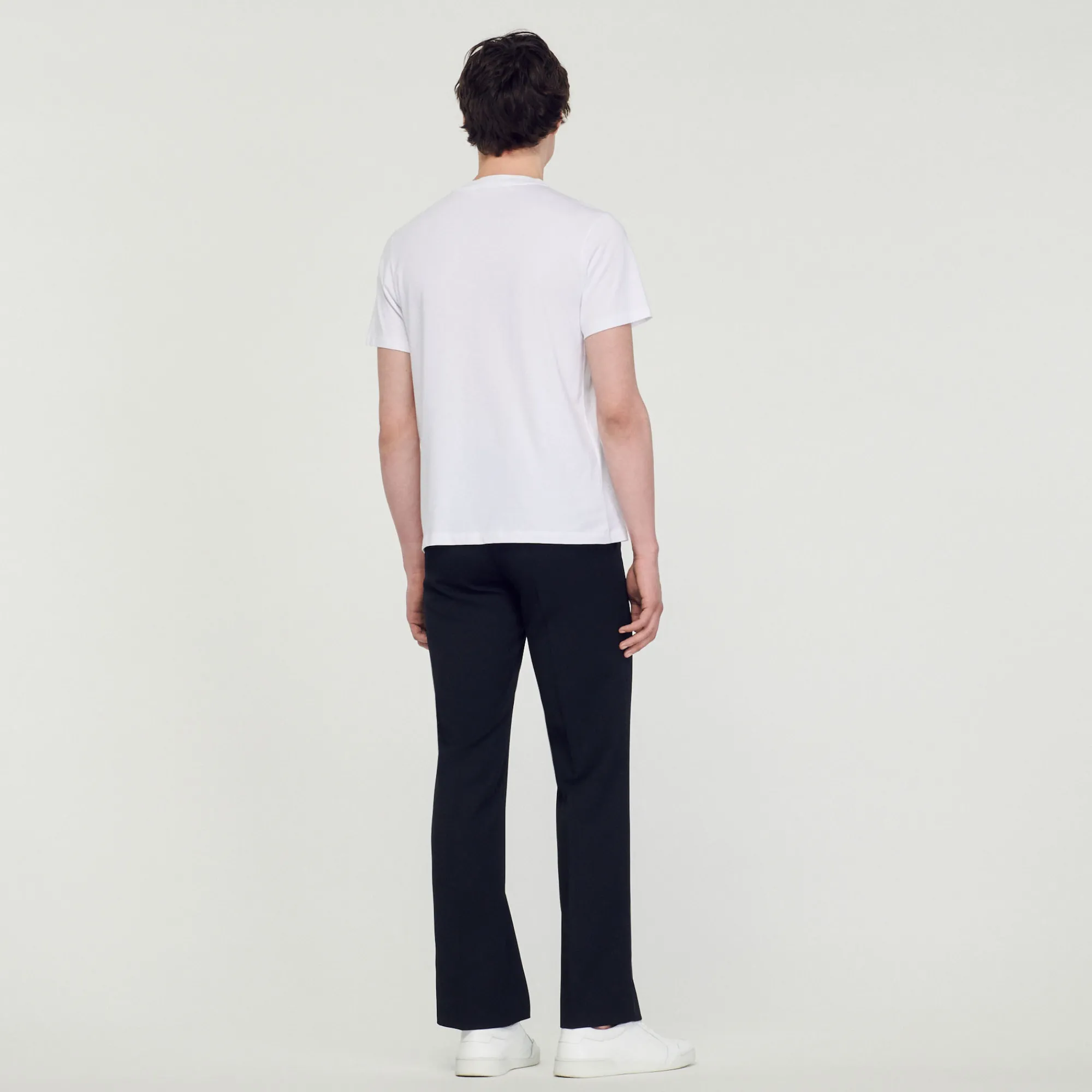 T-Shirt Con Applicazione Square Cross>Sandro Paris Store
