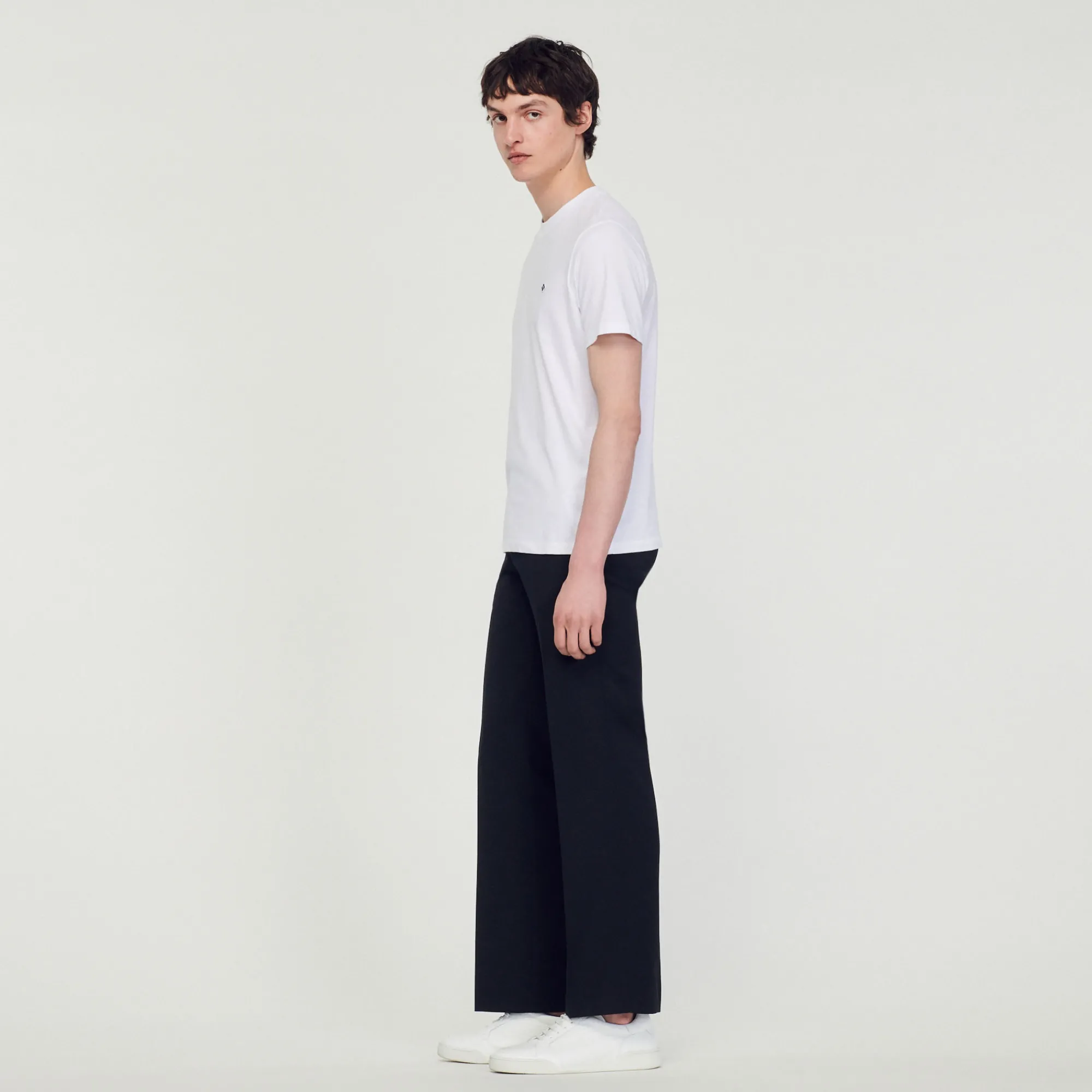 T-Shirt Con Applicazione Square Cross>Sandro Paris Store