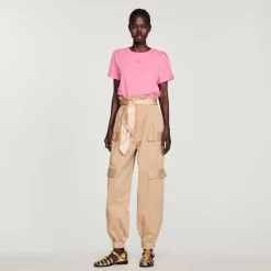 T-Shirt Con Doppia S>Sandro Paris Flash Sale