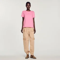 T-Shirt Con Doppia S>Sandro Paris Flash Sale