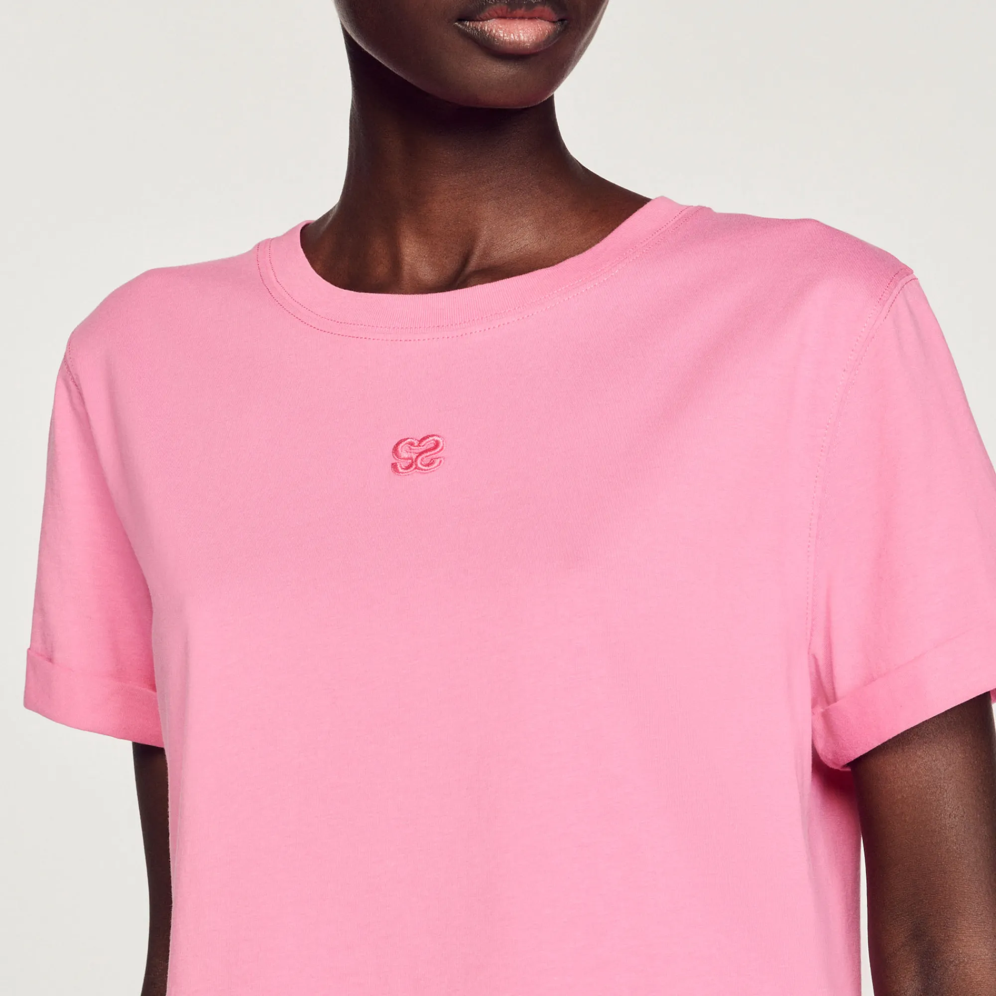 T-Shirt Con Doppia S>Sandro Paris Flash Sale