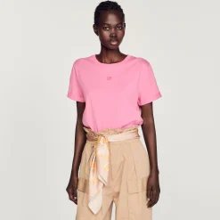 T-Shirt Con Doppia S><noscript><img width=