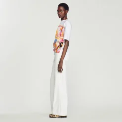 T-Shirt Con Foulard><noscript><img width=