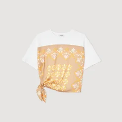 T-Shirt Con Foulard><noscript><img width=