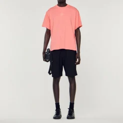 T-Shirt Con Logo In Gomma>Sandro Paris Clearance