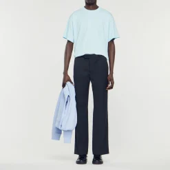 T-Shirt Con Logo In Gomma>Sandro Paris Best Sale